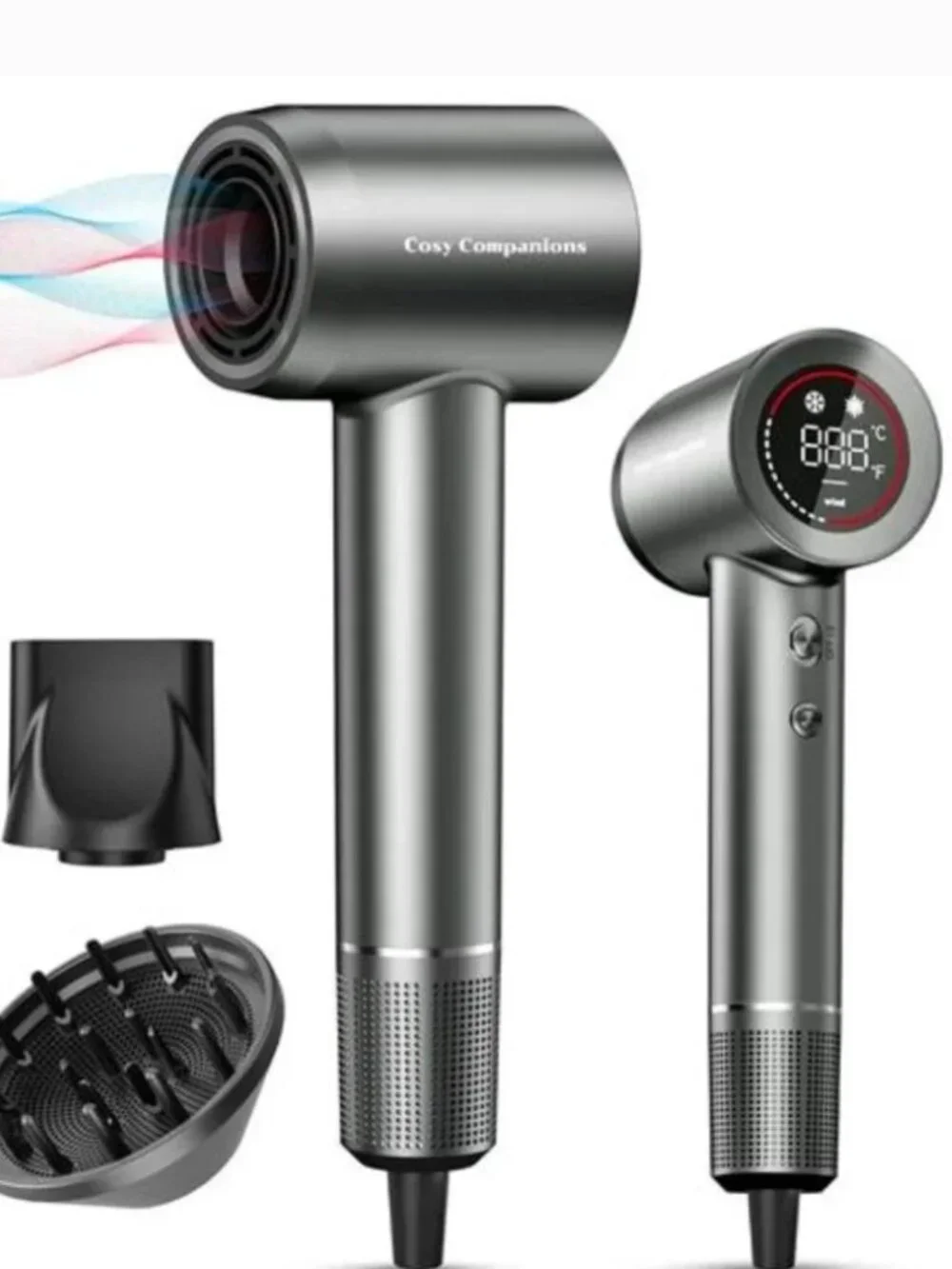 Love u best hair dryer & Stylecraft 2 n 1 ceramic barrell styling brush and wand